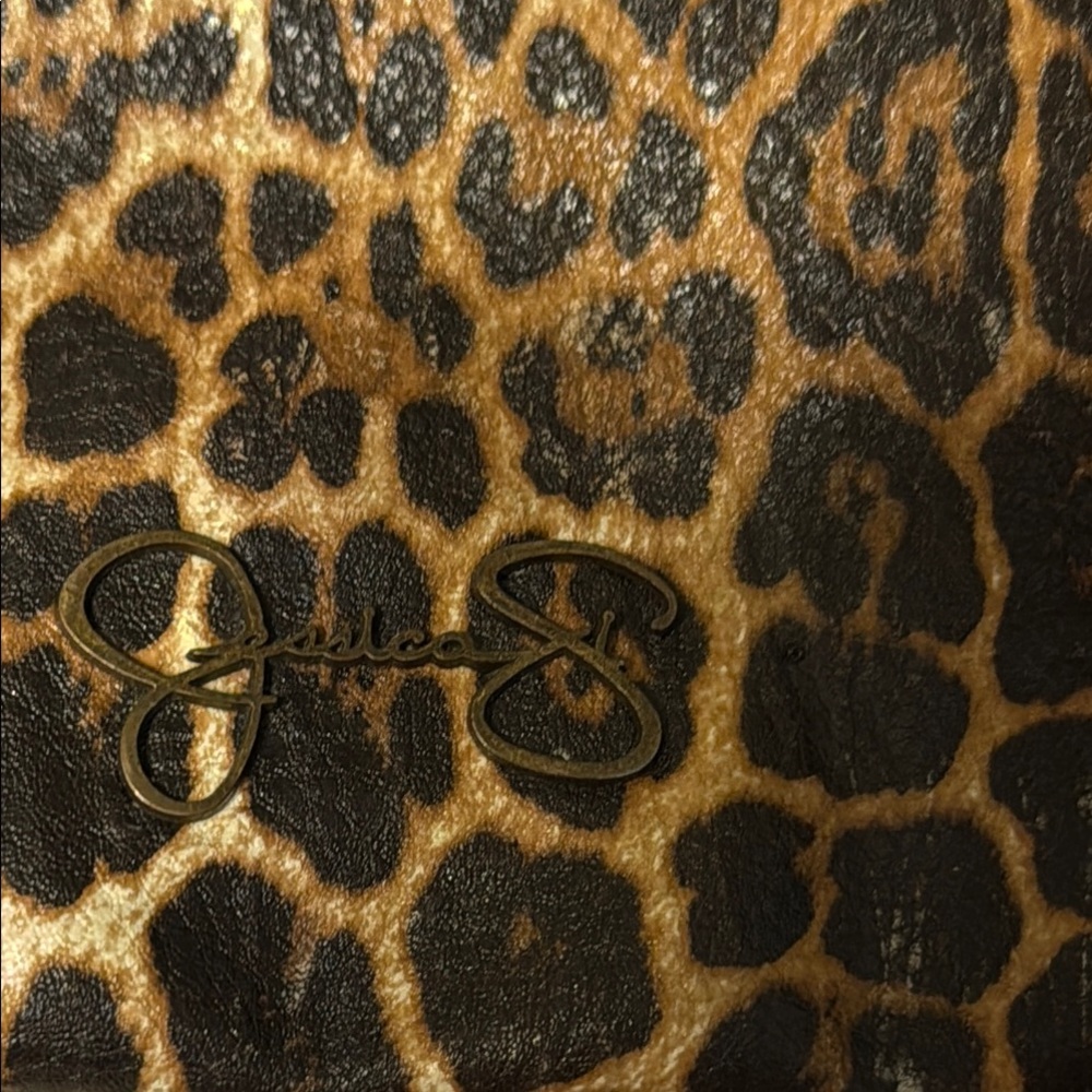 Jessica Simpson vintage Leopard Print Women's purse - Picture 4 of 14